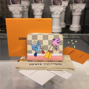 Louis Vuitton Zippy Azur Canvas Replica Coin Purse