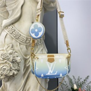 Louis Vuitton Multi Pochette Accessoires Blue