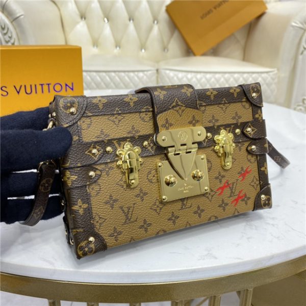 Louis Vuitton Petite Malle Monogram Reverse canvas