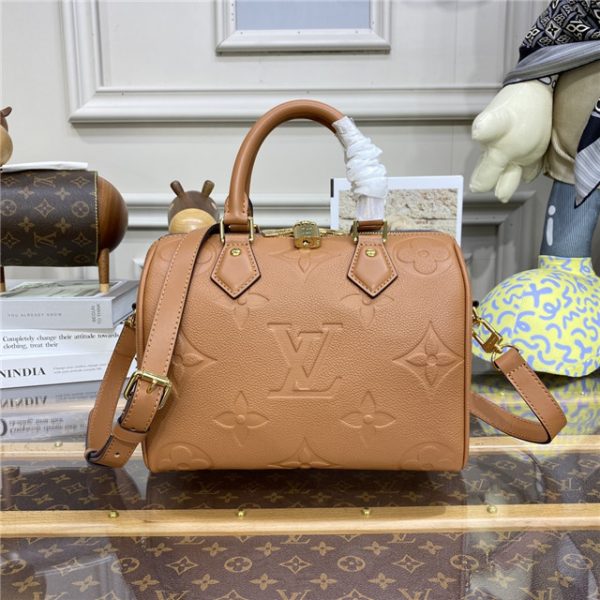 Fake Louis Vuitton Speedy Bandouliere 25 Cognac Monogram Empreinte