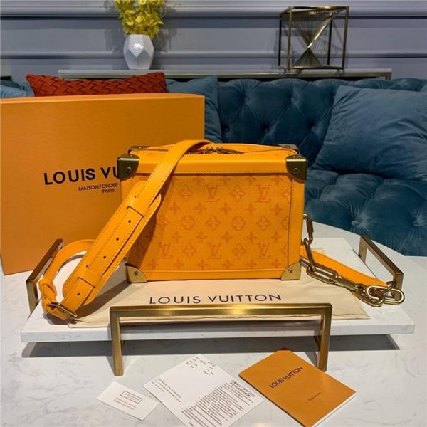 Louis Vuitton Soft Trunk Monogram Denim Ocre