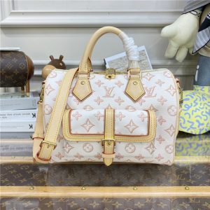 Louis Vuitton Speedy Fake Bandouliere 25 Beige