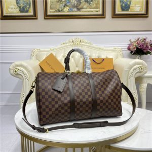 Louis Vuitton Damier Ebene Keepall Bandouliere 45