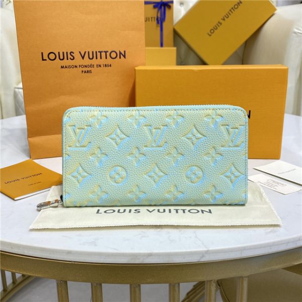 Louis Vuitton Zippy Wallet Green