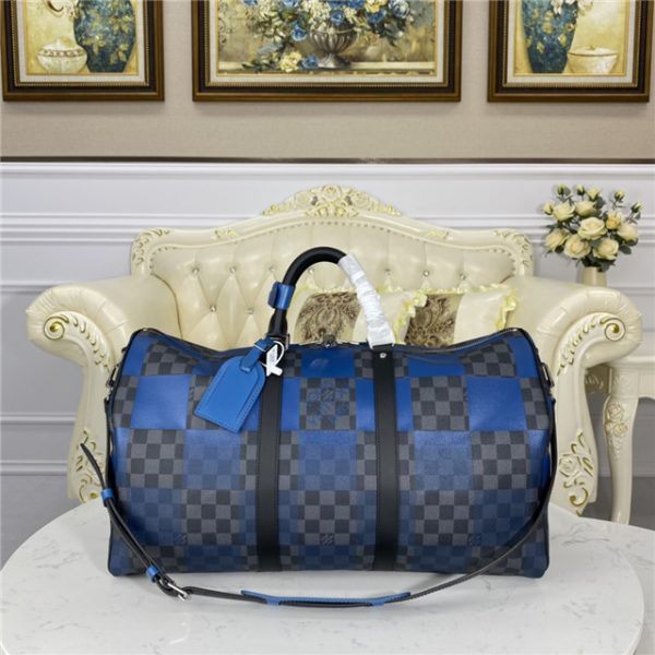 Louis Vuitton Keepall Bandouliere 50 Blue