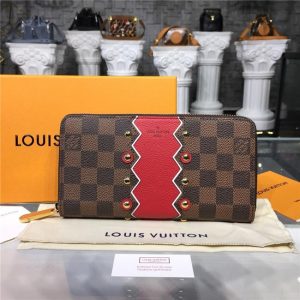 Louis Vuitton Zippy Wallet Damier Ebene Canvas