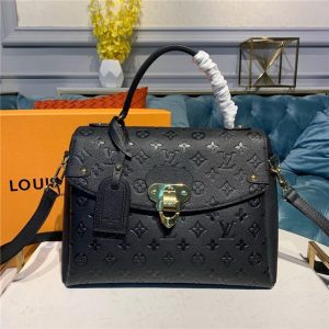 Louis Vuitton Georges MM Monogram Empreinte Leather Noir