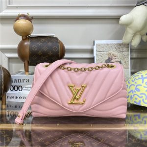 Louis Vuitton New Wave Chain Replica Bag H24 Rose Ballerine