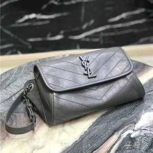 YSL Niki Body Bag Grey