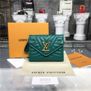 Louis Vuitton New Wave Compact Replica Wallet Green