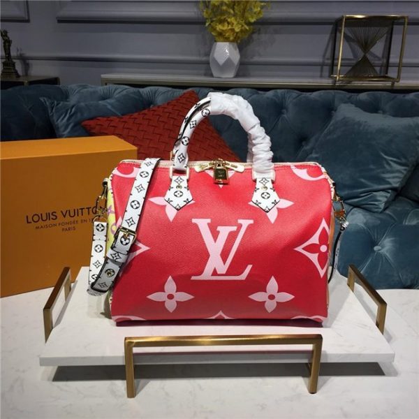 Louis Vuitton Speedy Bandouliere 30 Rouge
