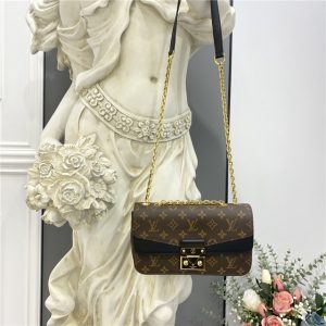 Louis Vuitton Marceau Chain Handbag Black