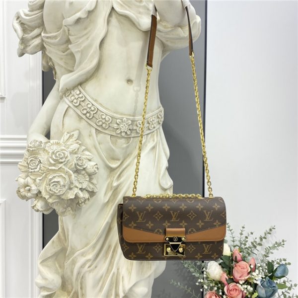 Louis Vuitton Marceau Chain Handbag Caramel