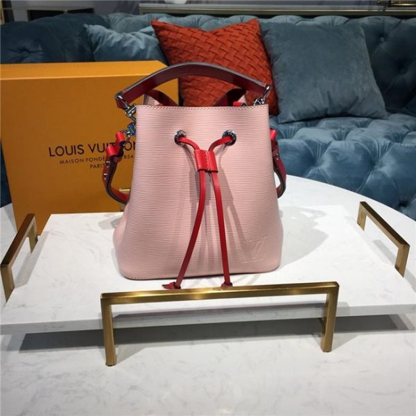 Louis Vuitton NeoNoe BB Epi Leather Rose Ballerine