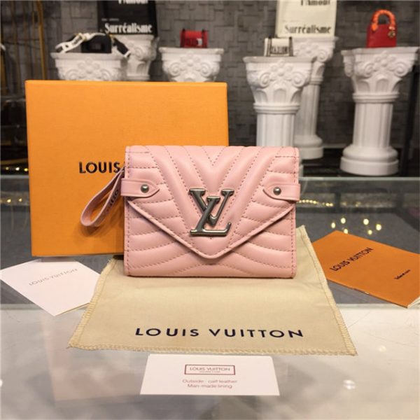 Louis Vuitton New Wave Compact Replica Wallet Pink