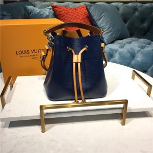 Louis Vuitton NeoNoe BB Epi Leather Indigo Safran