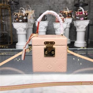 Louis Vuitton Bleecker Box Monogram Vernis Leather Rose Ballerine