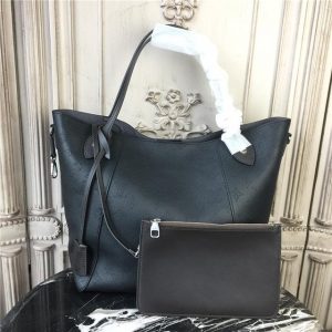 Louis Vuitton Hina MM Mahina Leather Noir