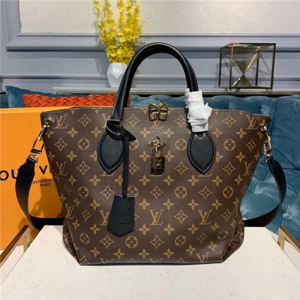 Louis Vuitton Flower Zipped Tote MM Noir