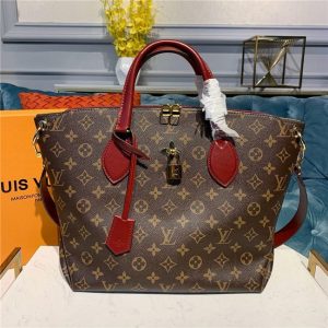 Louis Vuitton Flower Zipped Tote MM Bordeaux