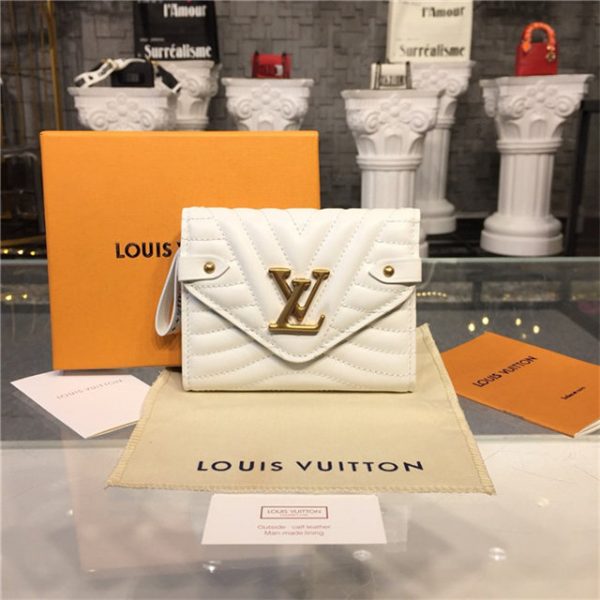 Louis Vuitton New Wave Compact Replica Wallet White