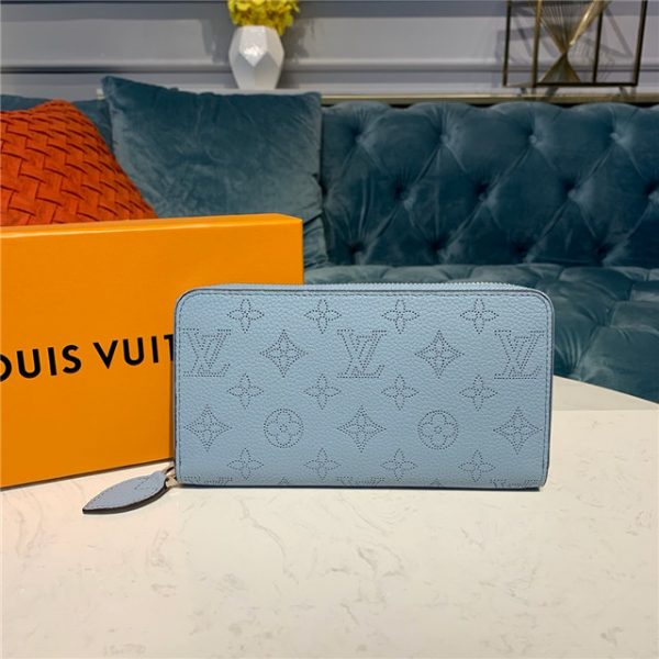 Louis Vuitton Zippy Wallet Mahina Horizon Blue