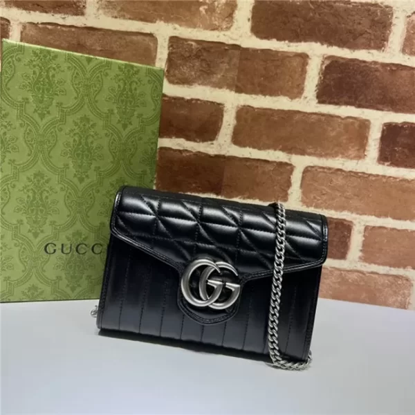 Gucci GG Marmont matelasse Mini Bag Black