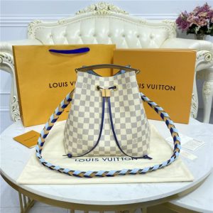 Louis Vuitton NeoNoe MM Damier Azur Replica Canvas Blue