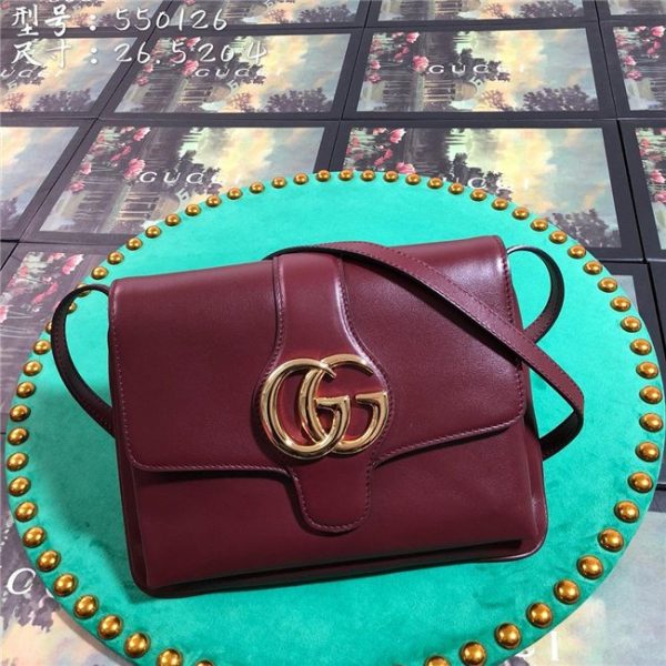 Gucci Arli medium shoulder bag Leather Burgundy