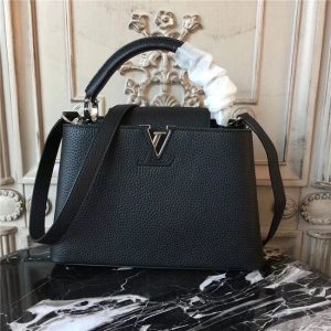 Louis Vuitton Capucines BB Black/Silver