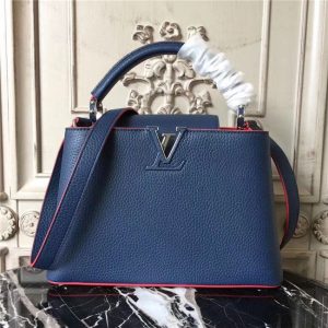 Louis Vuitton Capucines BB Blue/Red/Silver