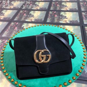 Gucci Arli medium shoulder bag Suede Black