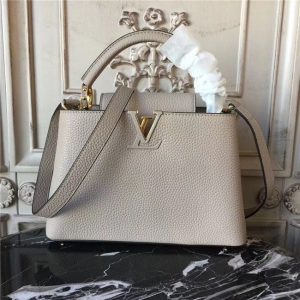 Louis Vuitton Capucines BB Galet/Gold