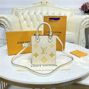 Louis Vuitton Petit SAC Plat Cream / Saffron