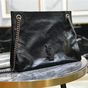 YSL Niki Medium Shopping Bag Black