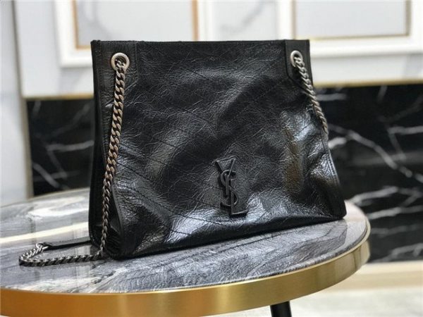 YSL Niki Medium Shopping Bag Black