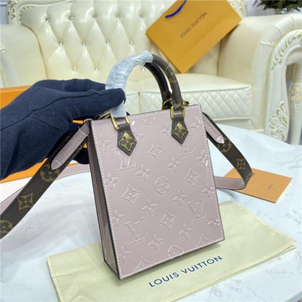 Louis Vuitton Petit SAC Plat Vernis Pink