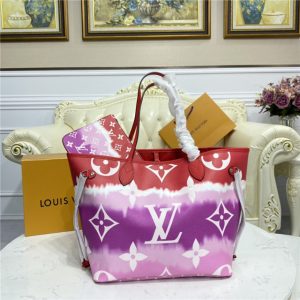 LV Escale Neverfull MM Red