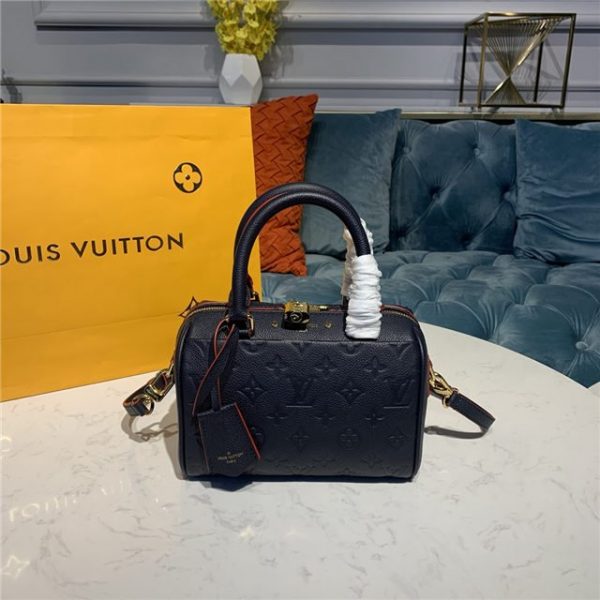 Louis Vuitton Speedy Bandouliere 20 Marine Rouge