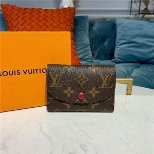 Louis Vuitton Rosalie Coin Purse Monogram Red