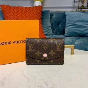 Louis Vuitton Rosalie Coin Purse Monogram Rose Ballerine