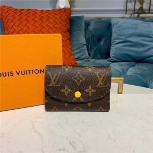 Louis Vuitton Rosalie Coin Purse Monogram Yellow