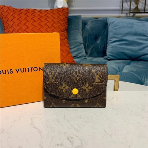 Louis Vuitton Rosalie Coin Purse Monogram Yellow