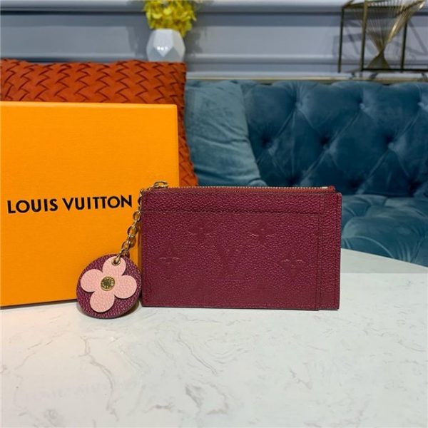 Louis Vuitton Zipped Card Holder Bordeaux