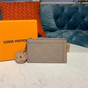 Louis Vuitton Zipped Card Holder Grey