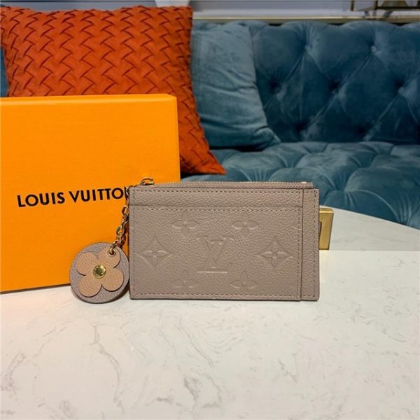 Louis Vuitton Zipped Card Holder Grey