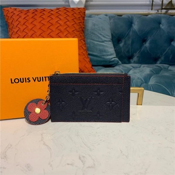 Louis Vuitton Zipped Card Holder Navy