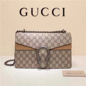 Gucci Dionysus GG Supreme Fake Canvas Brown/Taupe