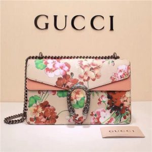 Gucci Dionysus Blooms Print Shoulder Bag Light Pink