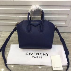Givenchy Mini Antigona Shoulder Bag Dark Blue